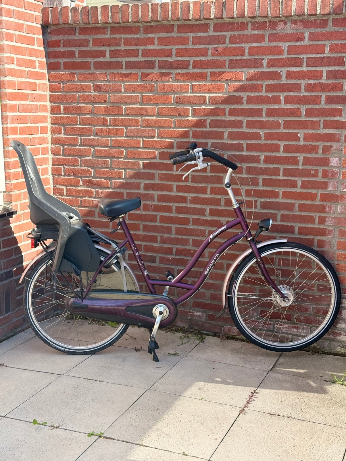 Sparta Amazone Moederfiets 28 inch + Kinderzitje, Ophalen, Sparta, Versnellingen, Zo goed als nieuw