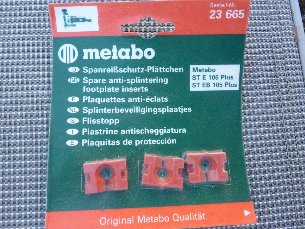1x nieuw metabo splinterplaatjes decoupeerzaag, Ophalen of Verzenden, Nieuw