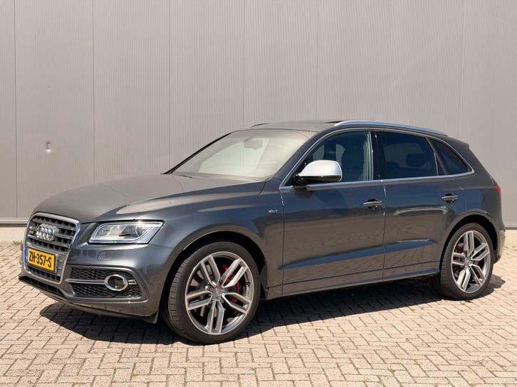 Audi SQ5 3.0 TDI Quattro Tiptronic 2016 Grijs, Auto's, Audi, Automaat, 15 km/l, Zwart, 241 €/maand