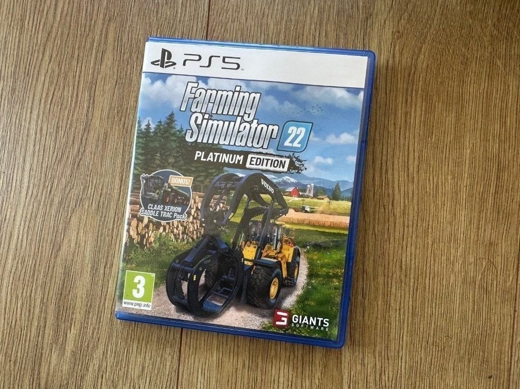 Farming Simulator 22 Platinum Edition Playstation 5 (PS5), Spelcomputers en Games, 1 speler, Ophalen of Verzenden, Zo goed als nieuw