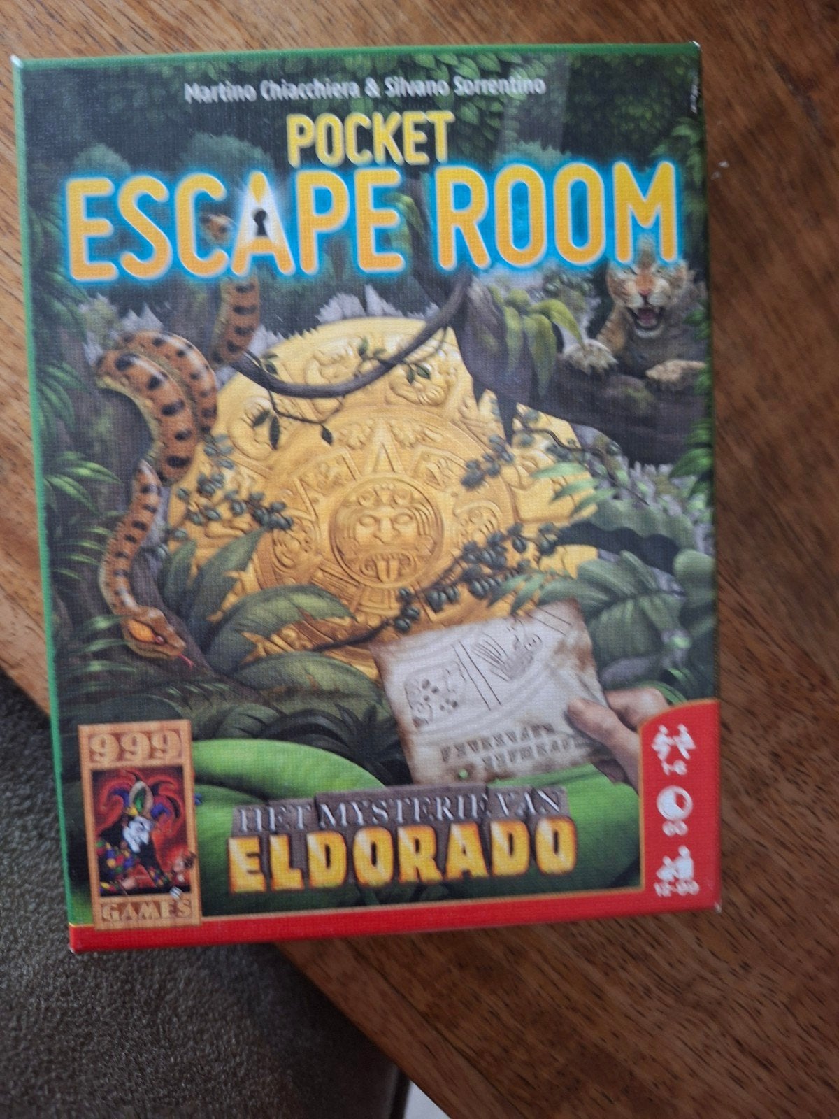 Pocket Escape Room: Het Mysterie van Eldorado, Een of twee spelers, Ophalen of Verzenden, Nieuw, 999 Games