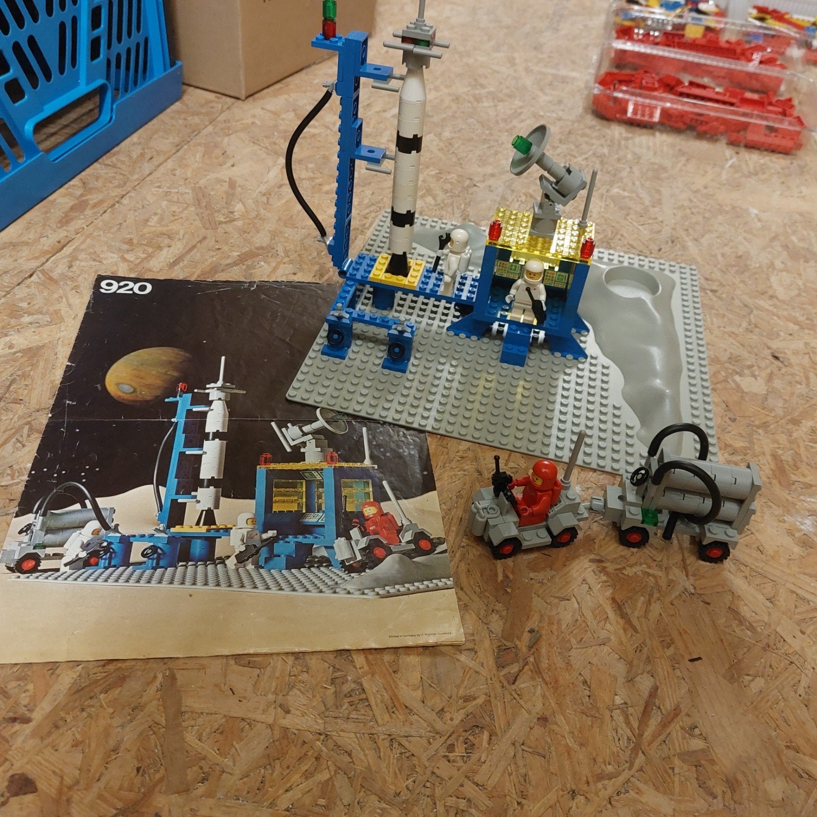 Lego 920 Ruimtebasis met Raket - Compleet, Kinderen en Baby's, Gebruikt, Lego, Ophalen of Verzenden, Space