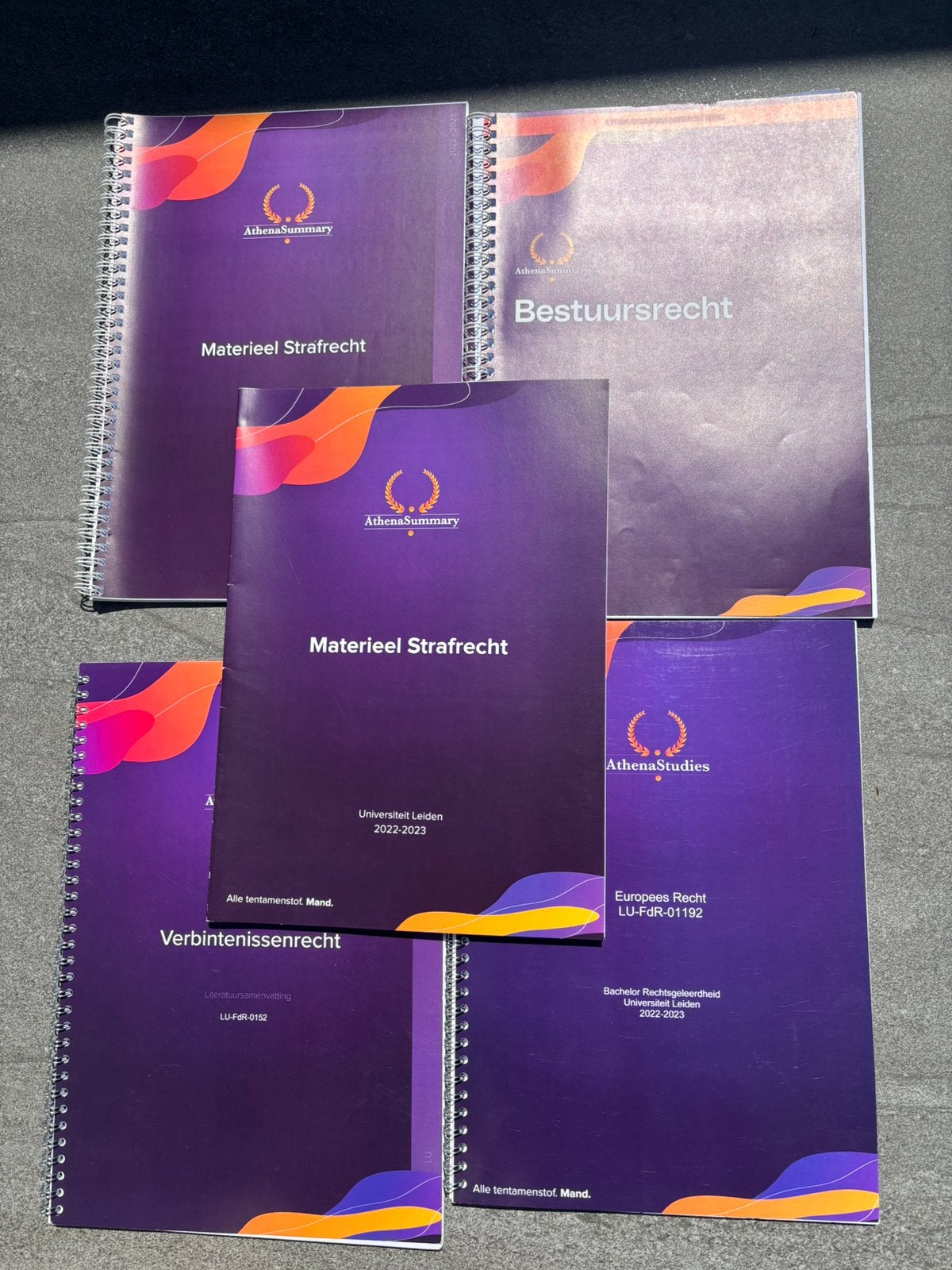 Athena Studies samenvattingen - Rechten, Universiteit Leiden, Ophalen of Verzenden, Alpha, Zo goed als nieuw, WO