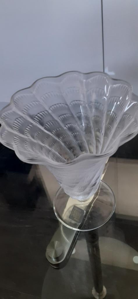 Lalique Kristallen Vaasje - Exclusieve Glas Sculptuur, Ophalen of Verzenden