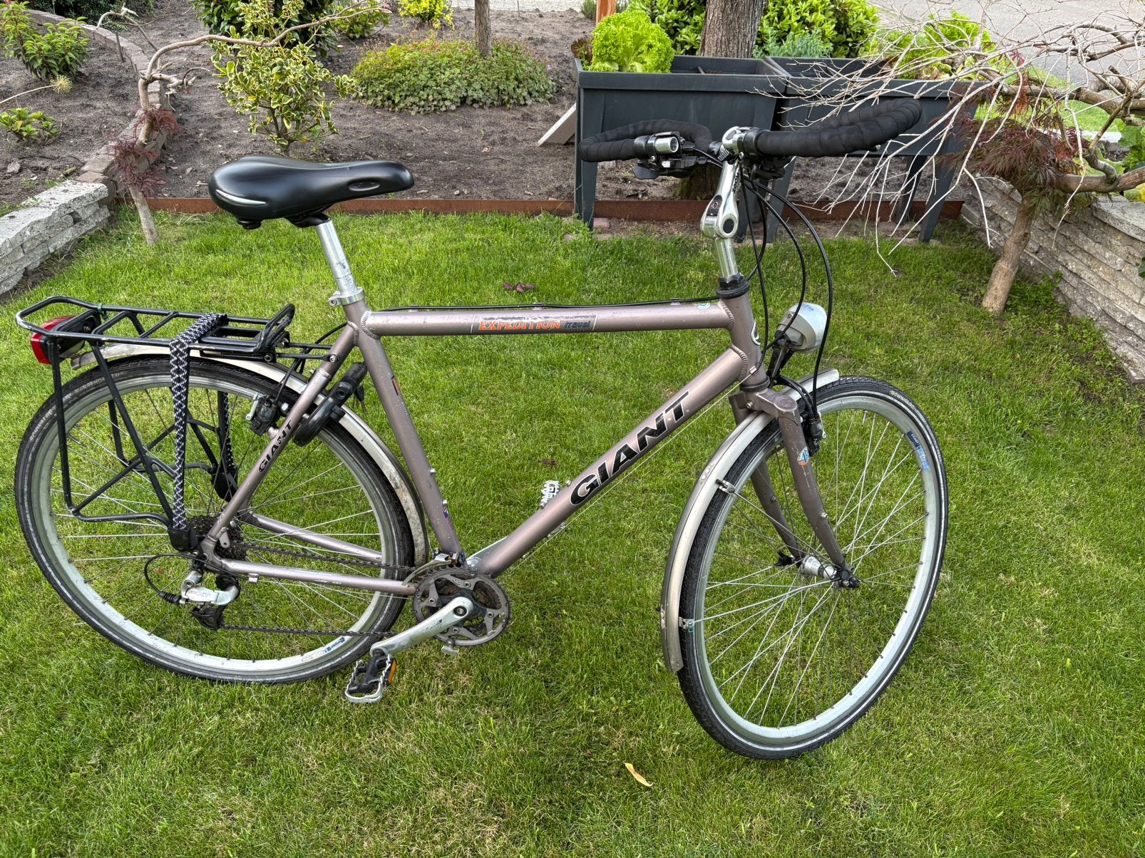 Herenfiets, Ophalen, Gebruikt, Meer dan 20 versnellingen, Giant