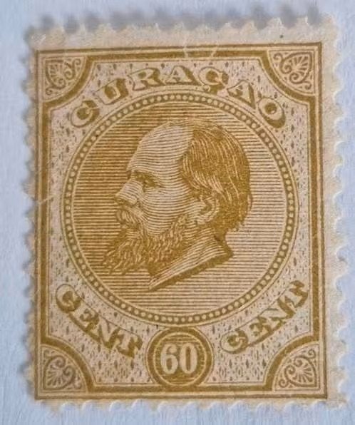 Curaçao 1873-1898 - nvph 10D - Koning Willem III, Ophalen of Verzenden, Postfris