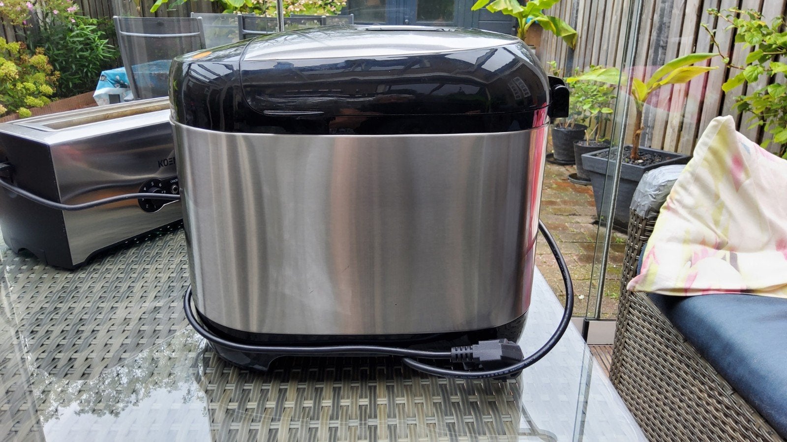 Turbotronic Broodbakmachine TT-BM100 - Zo goed als nieuw, 800 tot 1200 gram deeg, Zo goed als nieuw, Kijkvenster, Ophalen