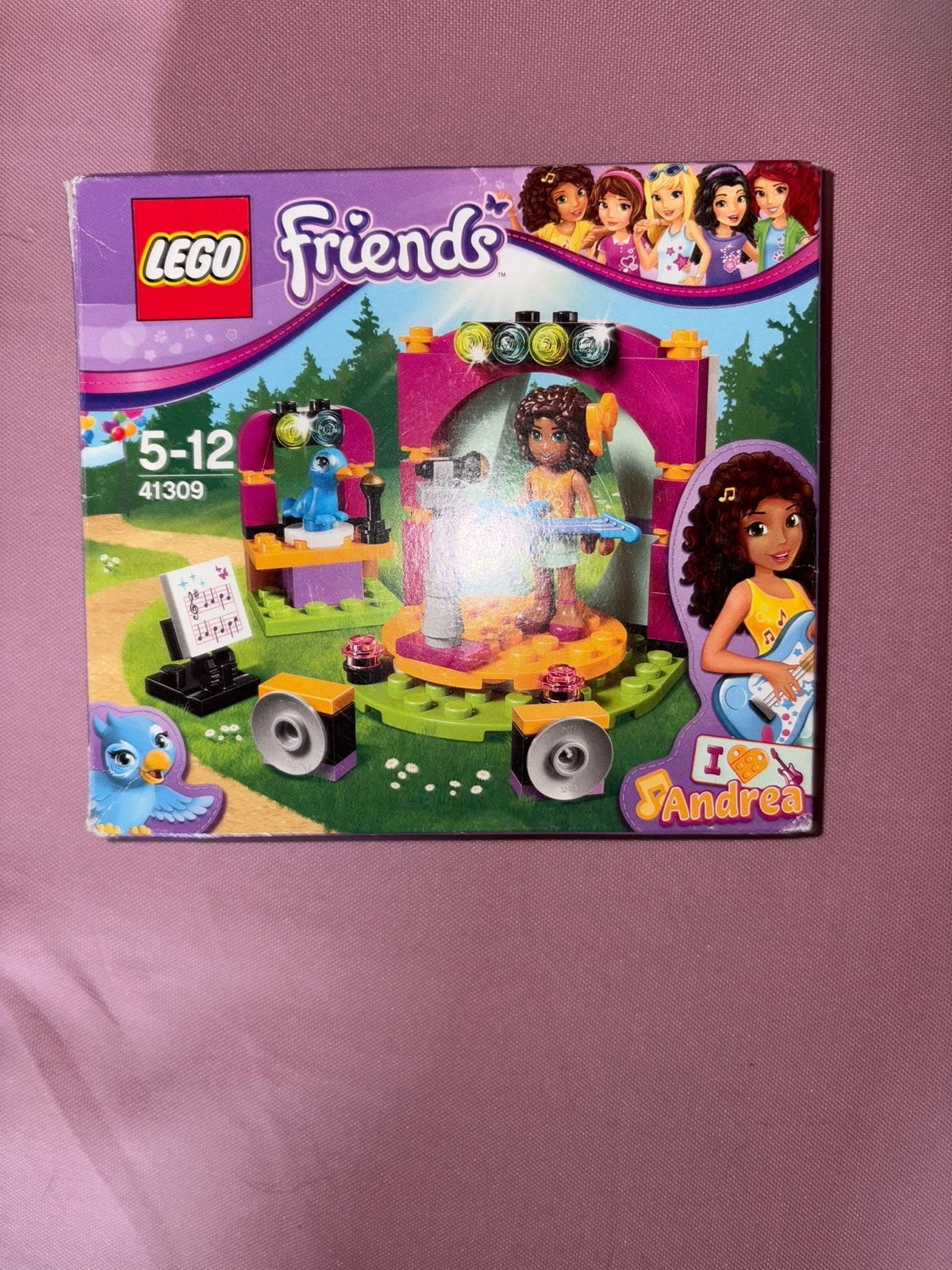 LEGO Friends 41309 Andrea's Muziekshow, Gebruikt, Lego, Friends, Ophalen of Verzenden