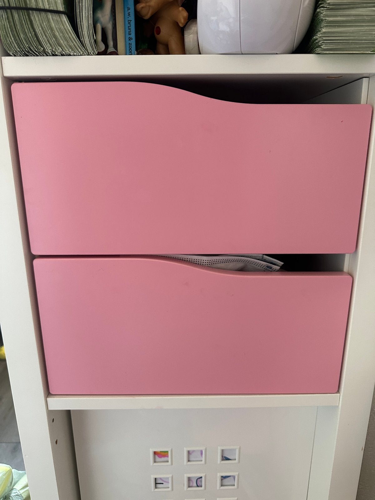Lade inzet roze voor Kallax kast, Ophalen of Verzenden, Zo goed als nieuw