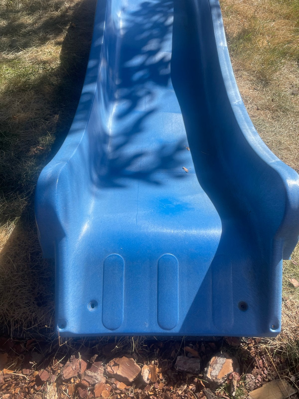 Blauwe glijbaan voor speeltuin of speeltoestel, Ophalen, Gebruikt, Glijbaan