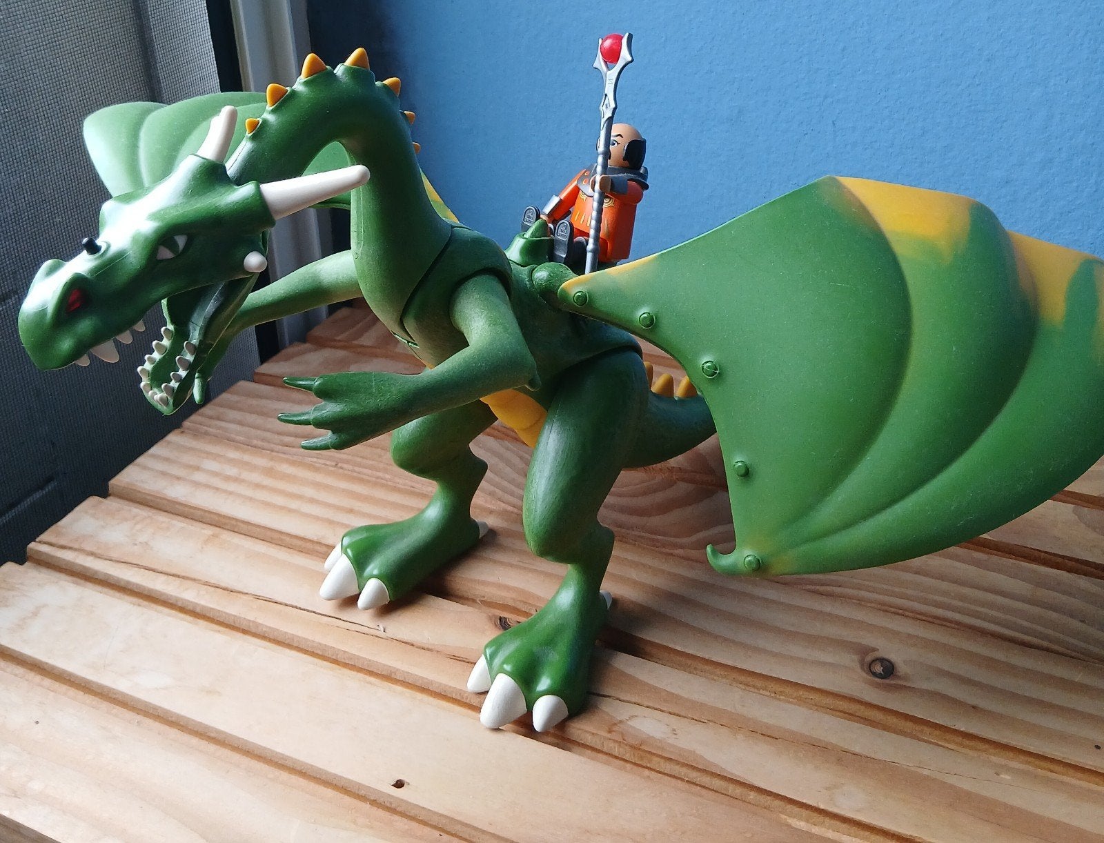 Playmobil  draak met poppetje, Ophalen