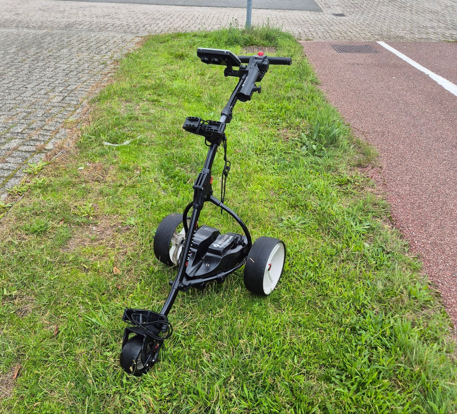 Motocaddy S1 DHC - ELEKTRISCHE GOLFTROLLEY MET ACCESSOIRES, Ophalen of Verzenden, Gebruikt, Golfkar, Overige merken