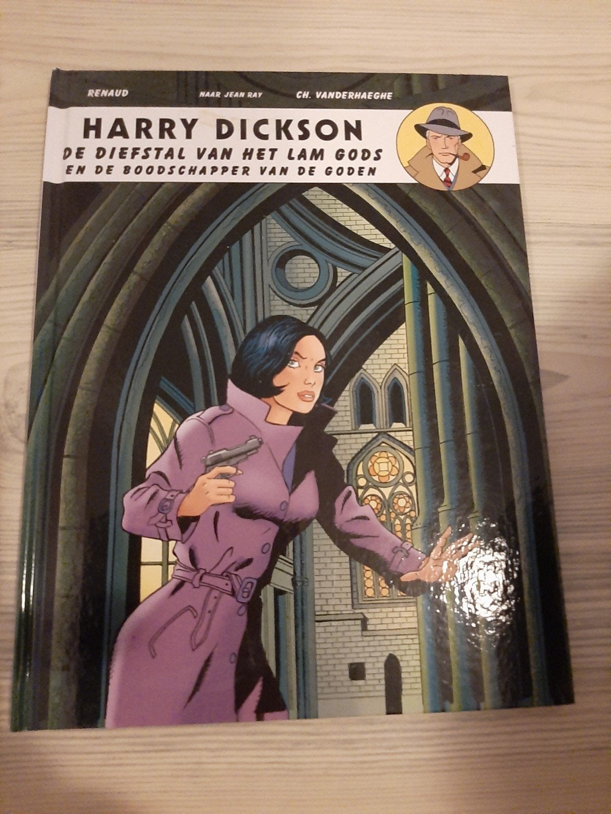 Harry Dickson - De Diefstal van het Lam Gods (hardcover), Eén stripboek, Ophalen of Verzenden, Zo goed als nieuw, Renaud, Ch. Vanderhaeghe