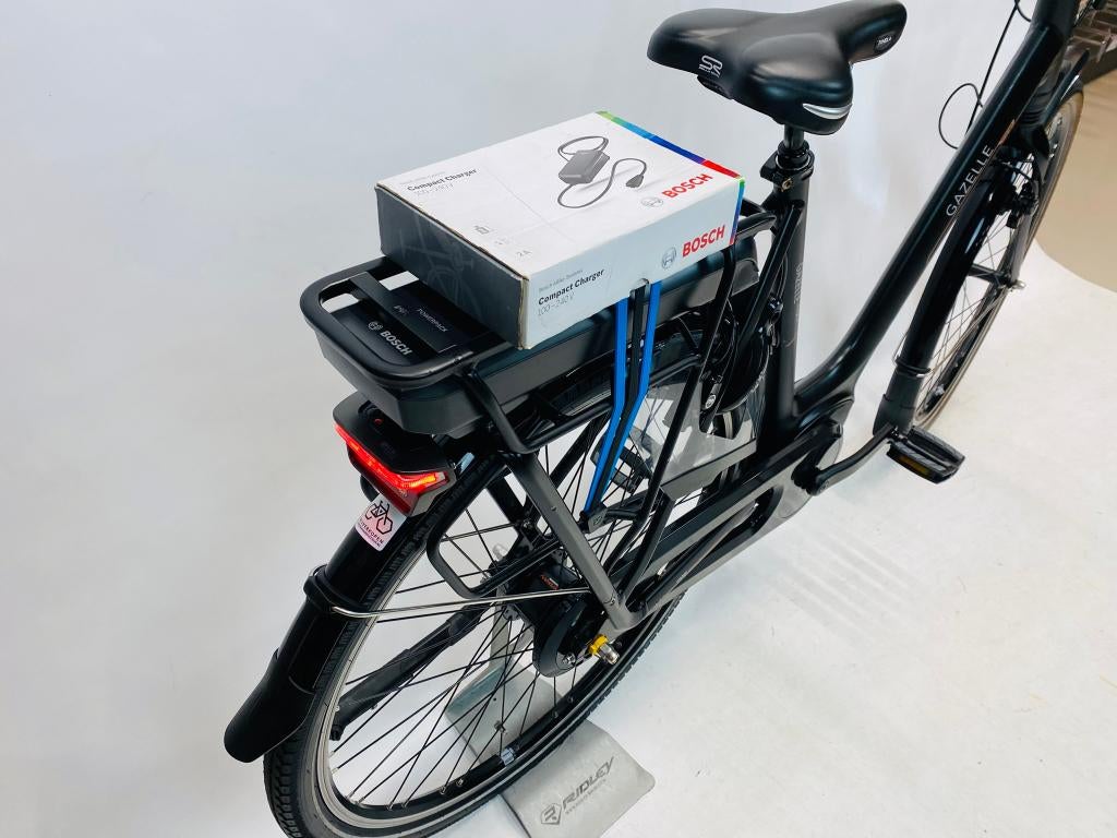 GAZELLE OrangeC8+ Ebike L-57cm – Accu 400WH –, Fietsen en Brommers, Fietsen | Dames | Damesfietsen, Gebruikt, Velgrem, Versnellingen