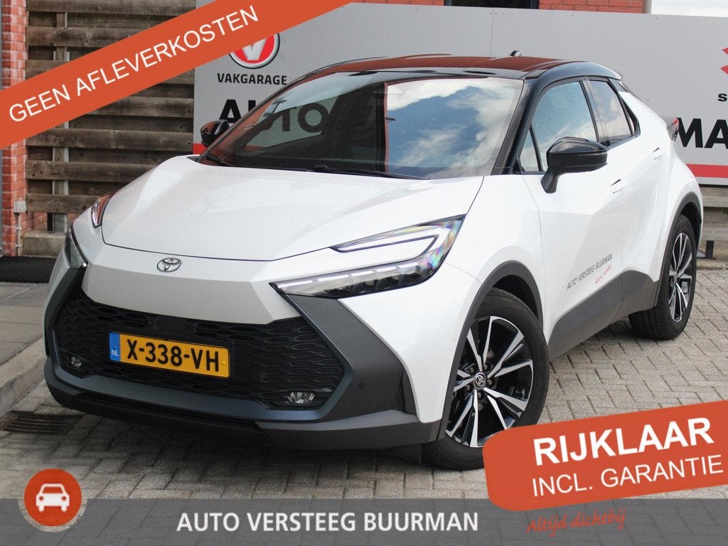 Toyota C-HR 1.8 Hybrid 140 First Edition Automaat 360 Came, 12 maanden, Stof, 725 kg, Euro 6