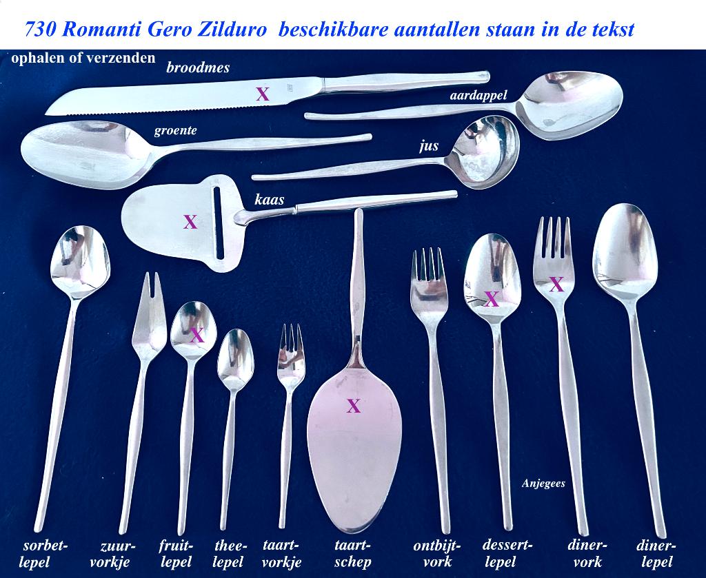 Teab 41 in 1 Koop ÓF Per Stuk Romanti 730 Gero Zilduro rvs, Ophalen