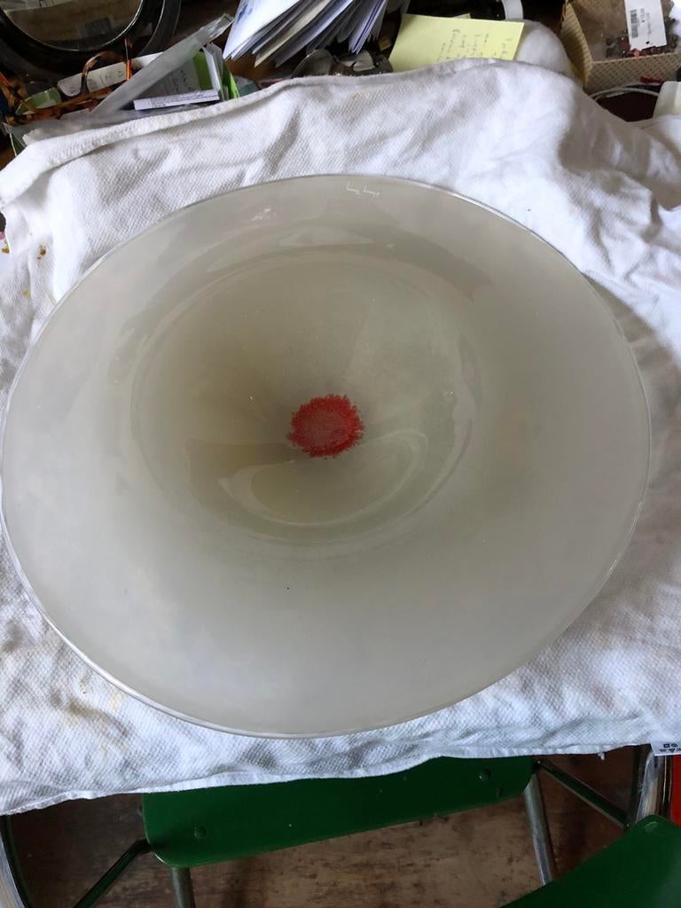 Glazen schaal Henny Dean, Overige kleuren, Ophalen of Verzenden, Minder dan 50 cm, Glas