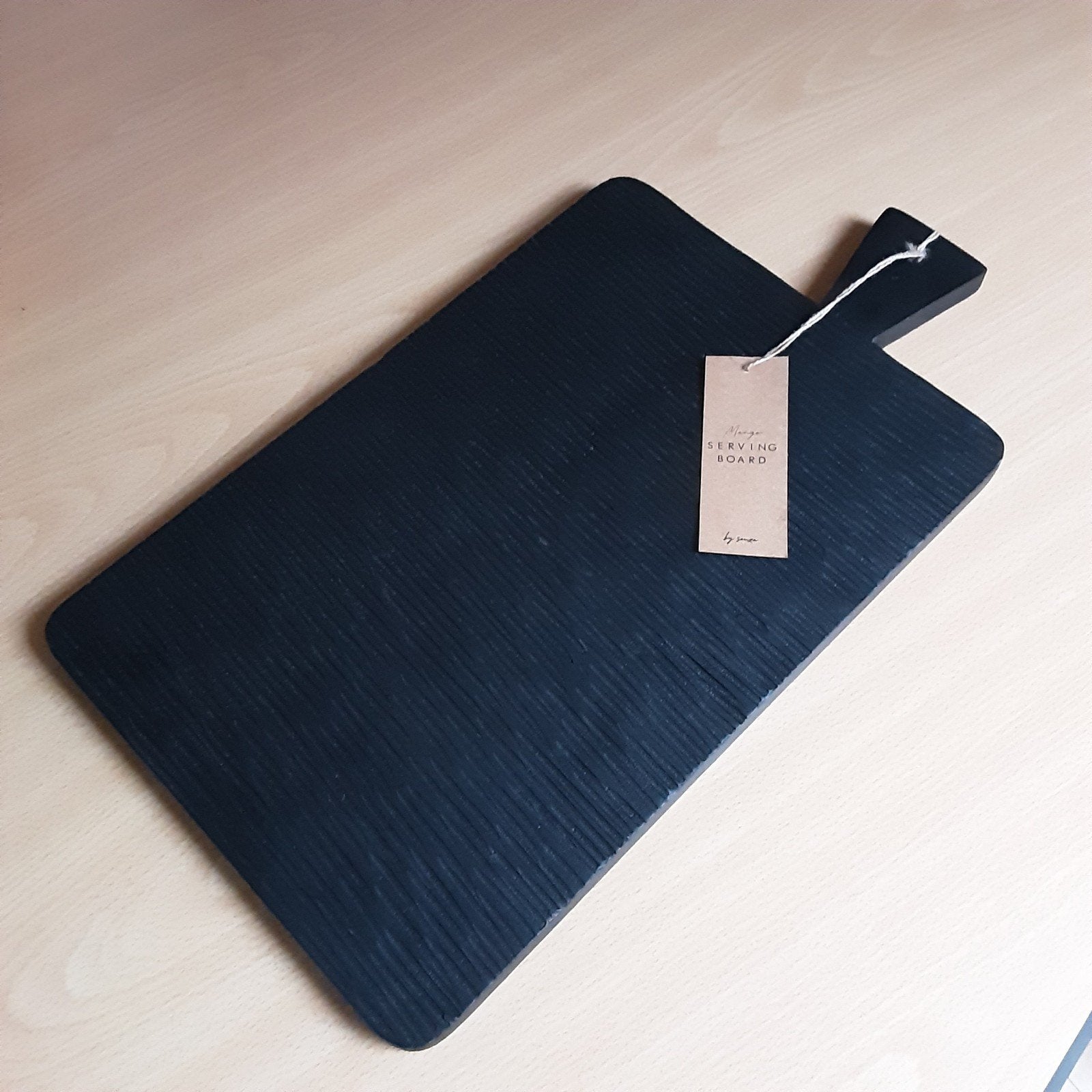 Zwarte mangohouten borrelplank - Nieuw met label, Ophalen, Nieuw