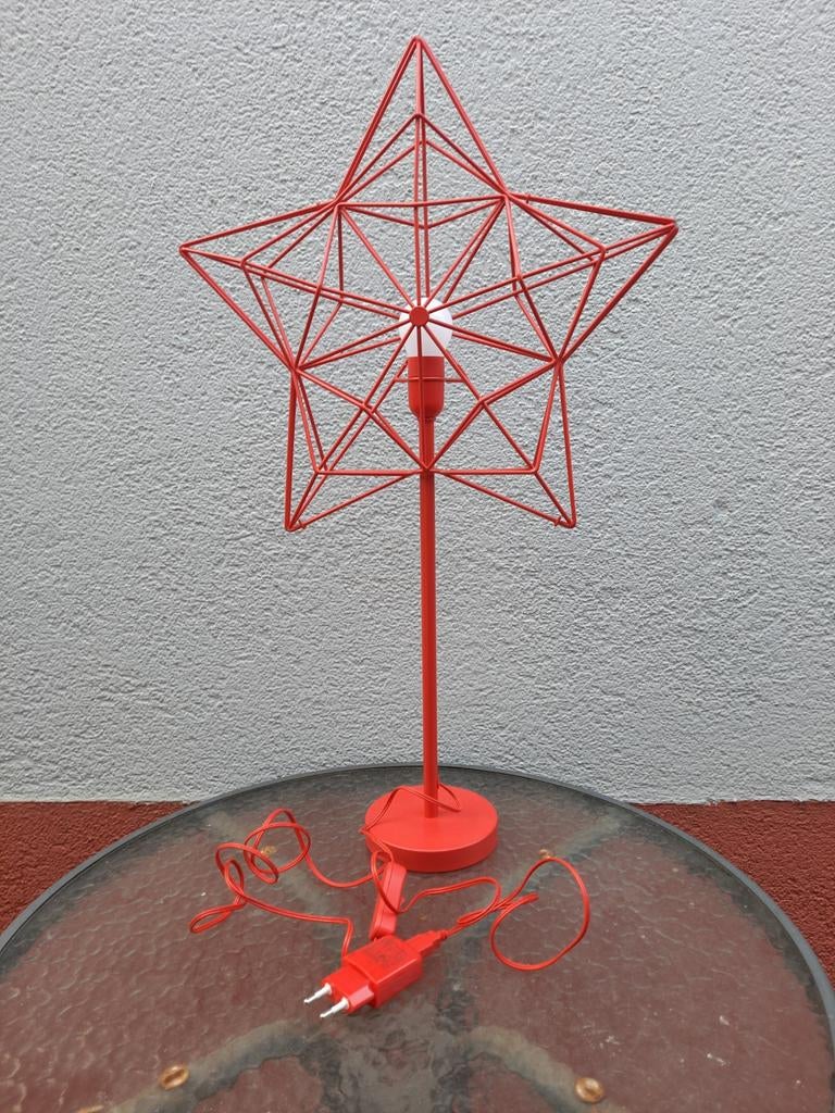 Ikea ster tafellamp type stråla j1609,lees de beschrijving, Huis en Inrichting, Ophalen of Verzenden, Metaal, Minder dan 50 cm