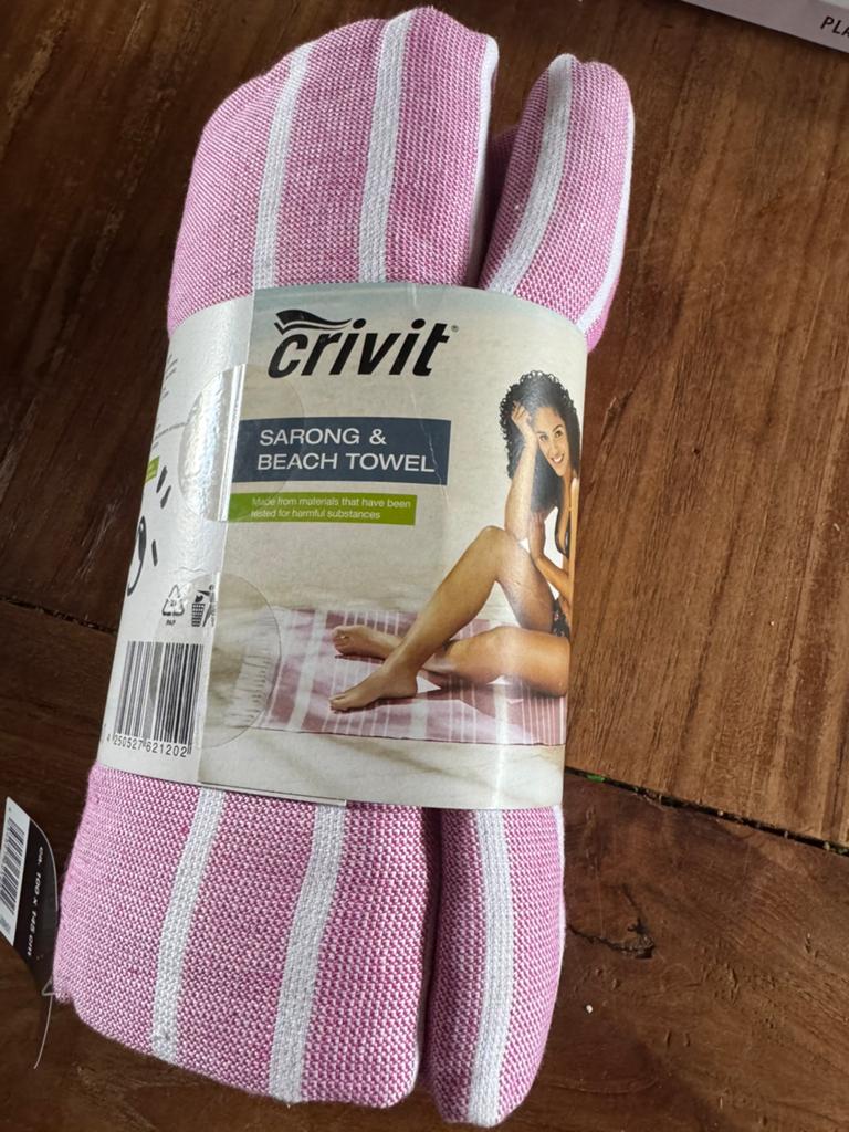 Nieuwe Crivit Sarong & Strandlaken en Miomare Handdoeken, Ophalen of Verzenden, Nieuw, Roze, Handdoek