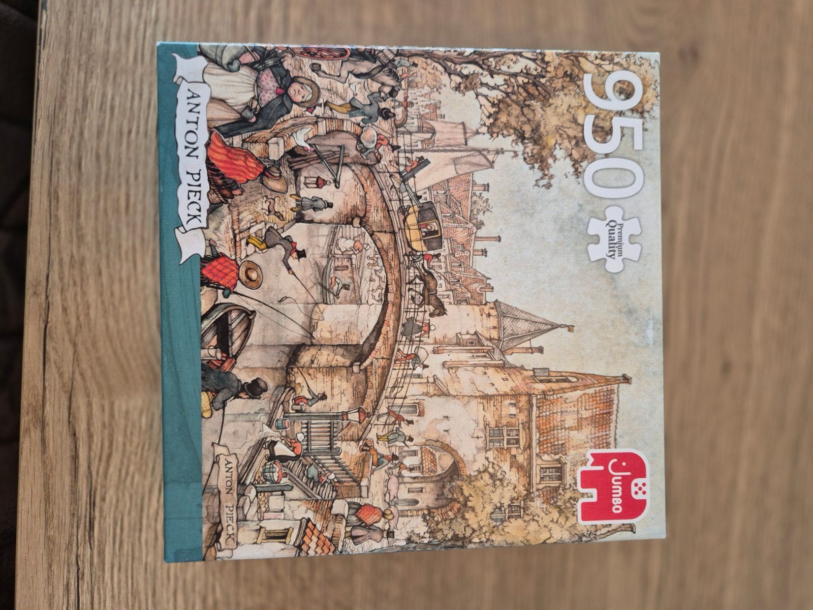 Anton Pieck Jumbo Legpuzzel - Koets op de brug (950 stukjes), Ophalen, 500 t/m 1500 stukjes, Gebruikt, Legpuzzel