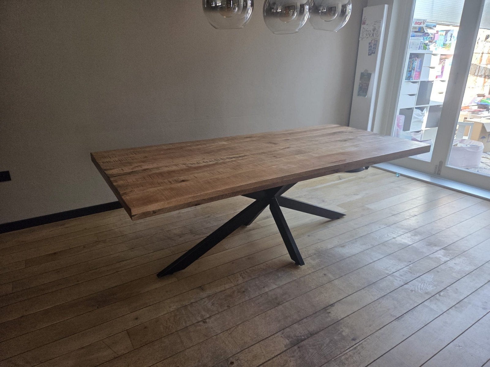 Eettafel 225,5 cm, Ophalen, Gebruikt, 75 m² of meer, Laminaat