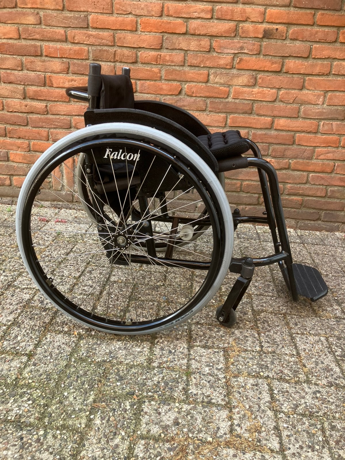 Semi sportrolstoel 41 cm, Ophalen, Inklapbaar, Zo goed als nieuw, Handbewogen rolstoel