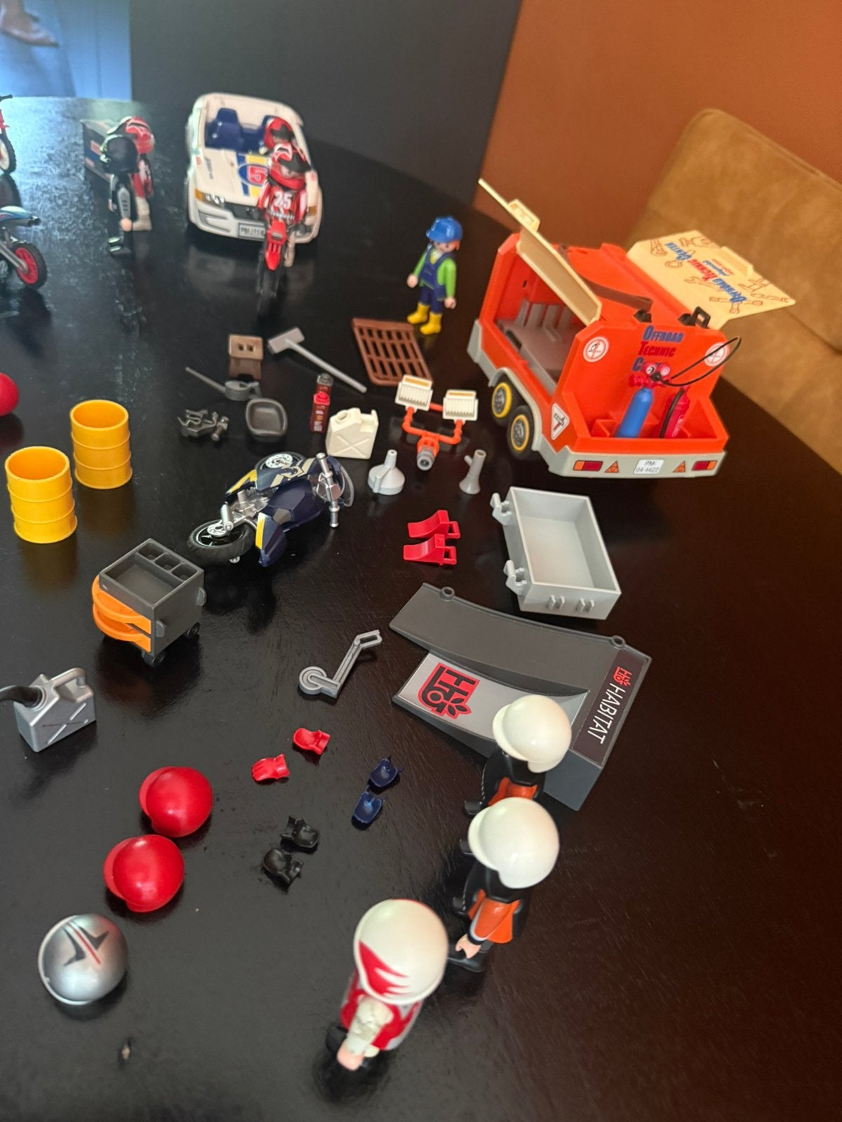 Playmobil rally aanhangers, auto en motoren etc, Ophalen of Verzenden, Zo goed als nieuw