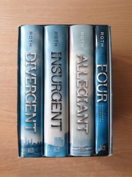 Veronica Roth - Divergent Boxset (4x HC + omslag, Eng), Verzenden, Gelezen, Veronica Roth