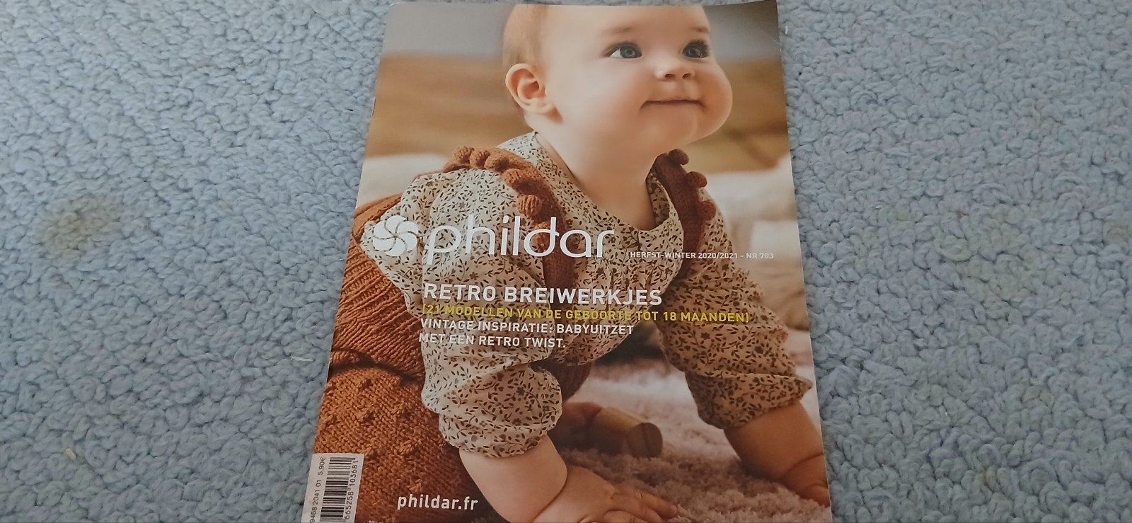 Phildar Retro breiwerkjes voor baby's  21 modellen, Ophalen of Verzenden, Zo goed als nieuw, Breien of Haken, Patroon of Boek