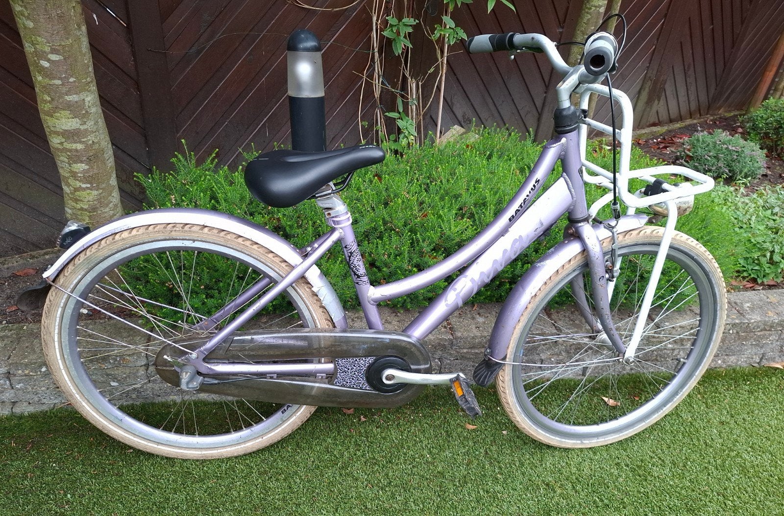 Lichtpaarse batavus diva 24 inch, Ophalen, Terugtraprem, Versnellingen, Batavus Diva