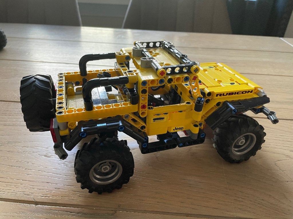Lego technic 42122 Jeep Wrangler, Gebruikt, Lego, Ophalen of Verzenden, Complete set