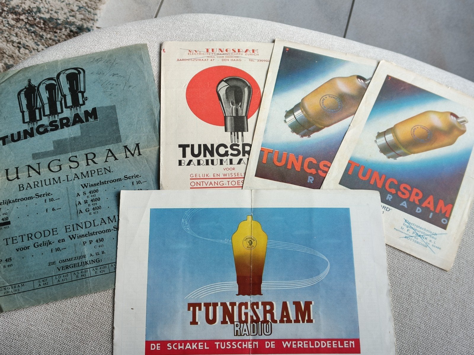 KAVEL TUNGSRAM RADIO LAMPEN, JAREN '30, Ophalen of Verzenden