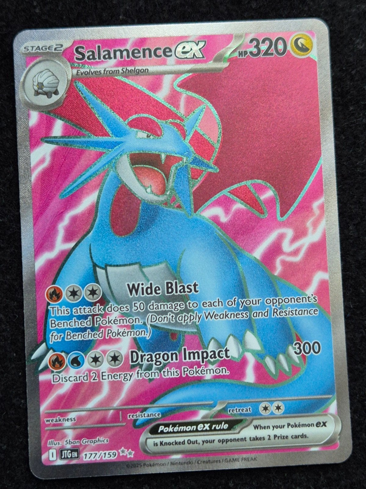 Salamence - 177/159 - Journey Together (JTG 177) Pack Fresh, Ophalen of Verzenden, Nieuw, Losse kaart