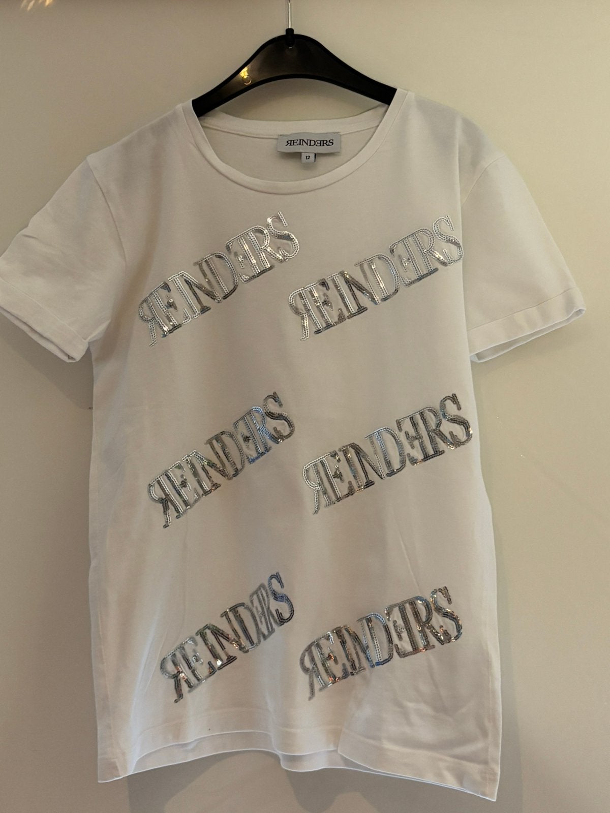 Reinders shirt met paietten 12 jaar, Ophalen of Verzenden, Zo goed als nieuw, Meisje, Shirt of Longsleeve