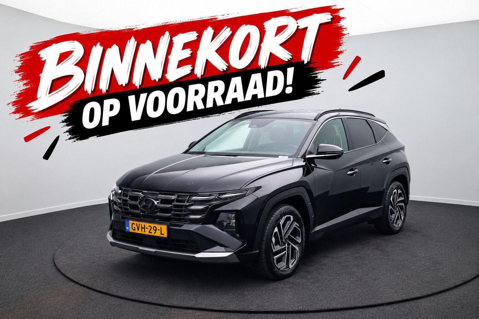Hyundai TUCSON Premium 1.6 T-GDI PHEV | 360 Camera | Lederen, Auto's, Dealer onderhouden, 4 cilinders, 160 pk, Zwart