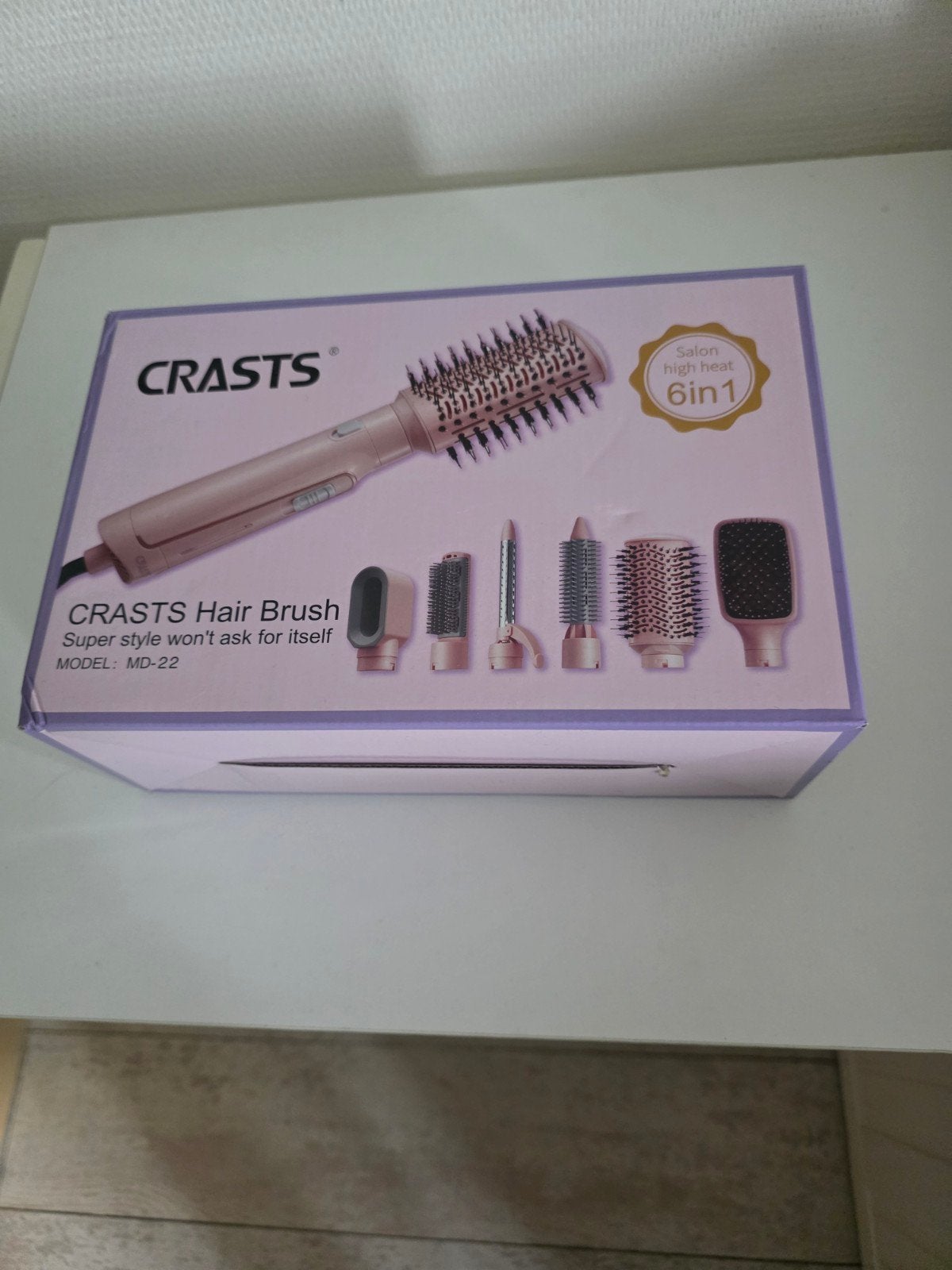 CRASTS 6-in-1 Haarborstel - Föhn, Krultang & Stijltang, Sieraden, Tassen en Uiterlijk, Uiterlijk | Haarverzorging, Ophalen of Verzenden