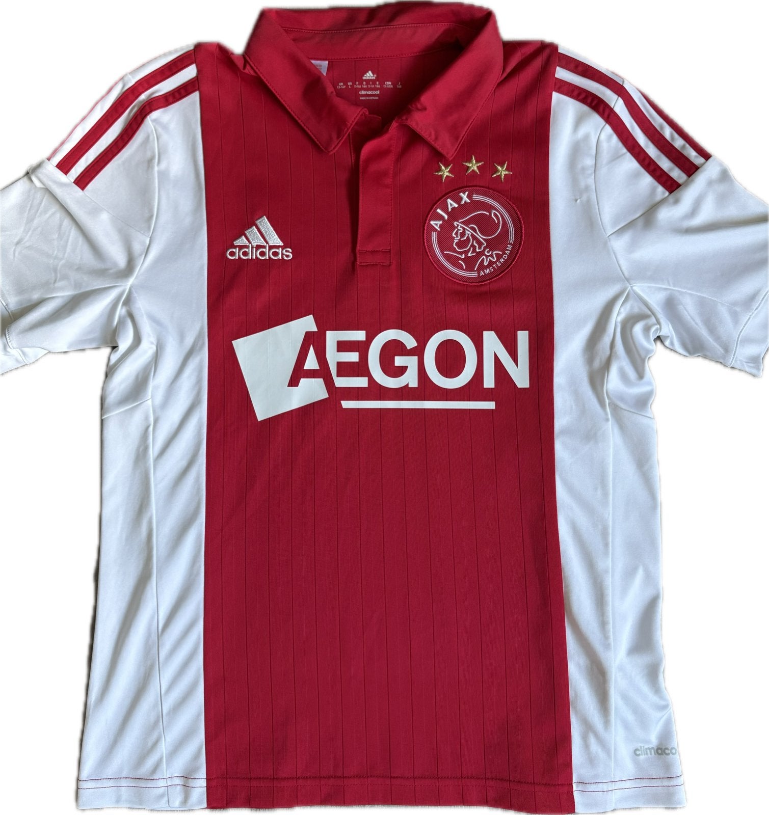 Origineel Ajax thuisshirt 2013/14, Maat XS of kleiner, Ophalen of Verzenden, Zo goed als nieuw, Shirt