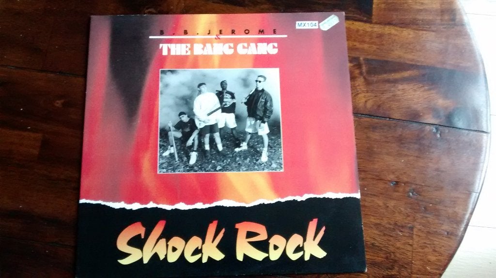 Maxi single - B.B. Jerome & The Bang Gang - Shock Rock, Cd's en Dvd's, Vinyl Singles, Ophalen of Verzenden, Zo goed als nieuw