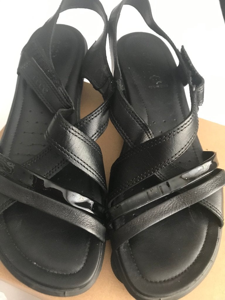 Ecco Sandalen zwart maat 39   NIEUWSTAAT !!!, Kleding | Dames, Schoenen, Ecco, Zwart, Zo goed als nieuw, Sandalen of Muiltjes