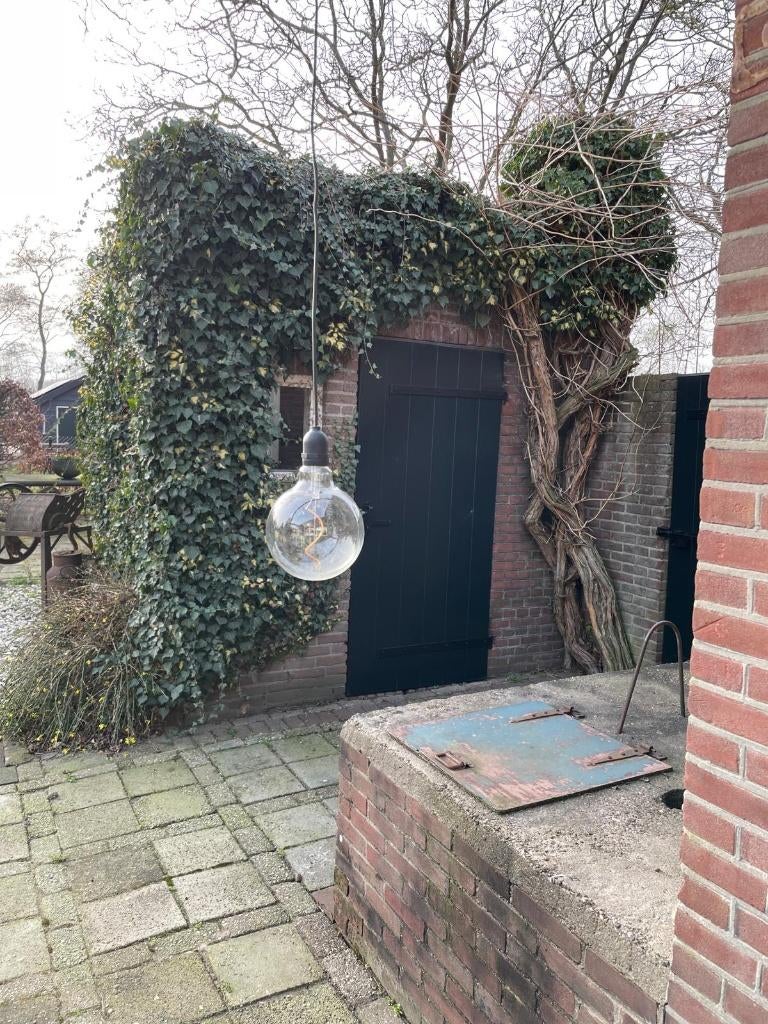 4 x (buiten) lamp, Ophalen, Zo goed als nieuw, Glas