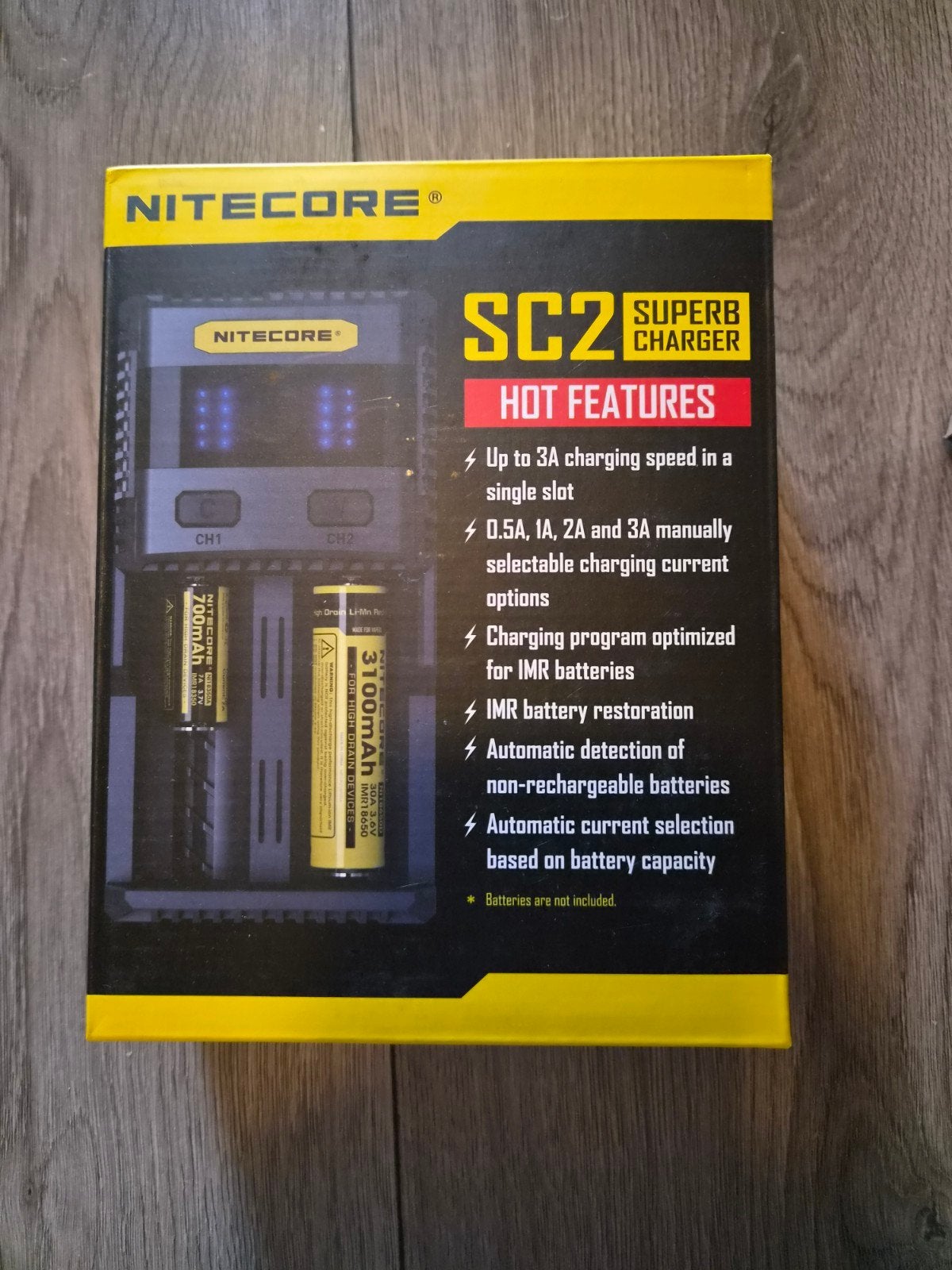 Nitecore SC2 Superb Charger - Universele Batterijlader, Ophalen of Verzenden, Nieuw