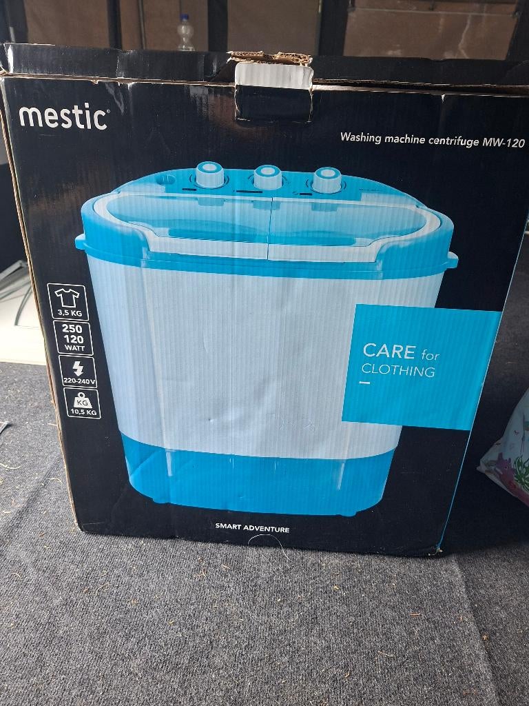 Camping wasmachine, Ophalen, Zo goed als nieuw