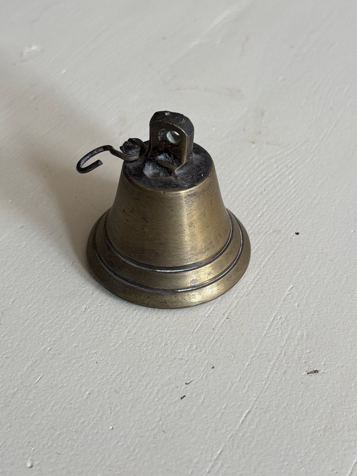 Antieke messing bel - Vintage decoratie, Antiek en Kunst, Ophalen of Verzenden