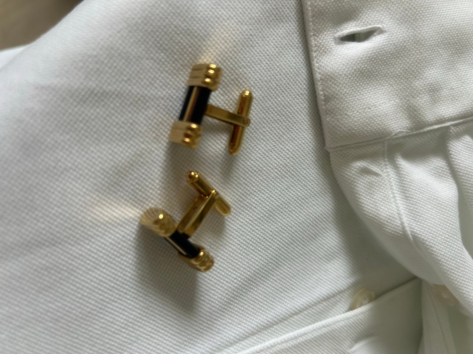Elegante Manchetknopen, Ophalen of Verzenden, Zo goed als nieuw, Overige materialen, Verguld