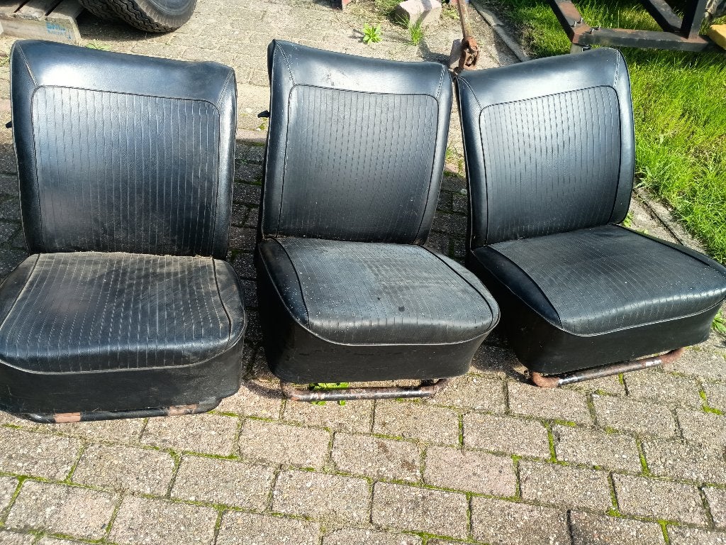 kadett B stoelen zwart, Ophalen, Gebruikt, Oldtimer onderdelen