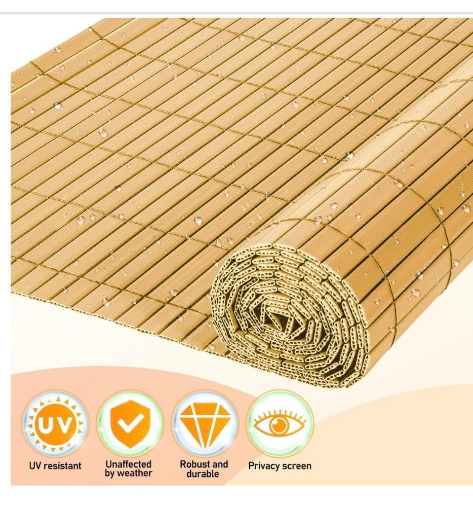 Tuinscherm 1,20 x 4,00 meter, Ophalen of Verzenden, Nieuw, 200 cm of meer, 150 tot 200 cm