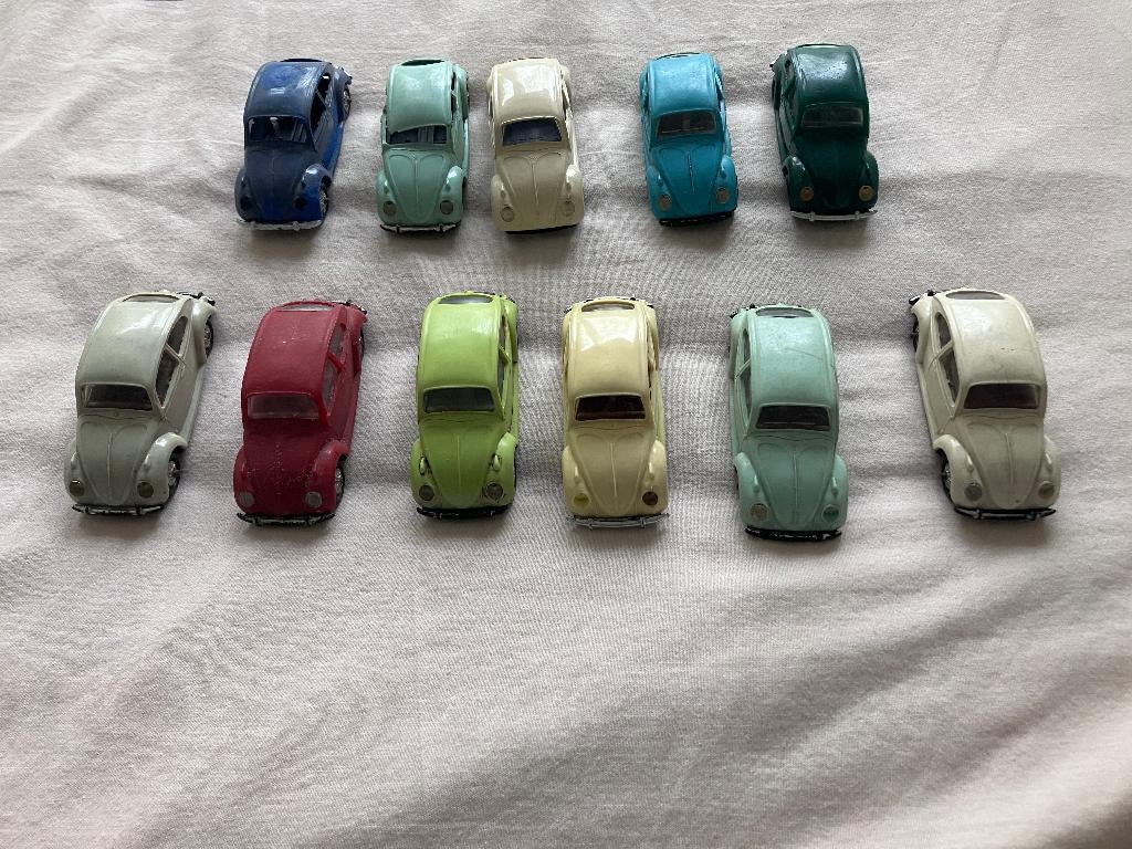 lot van 11 miniaturen norev vw kever oude series, Hobby en Vrije tijd, Modelauto's | 1:43, Ophalen of Verzenden, Gebruikt, Auto