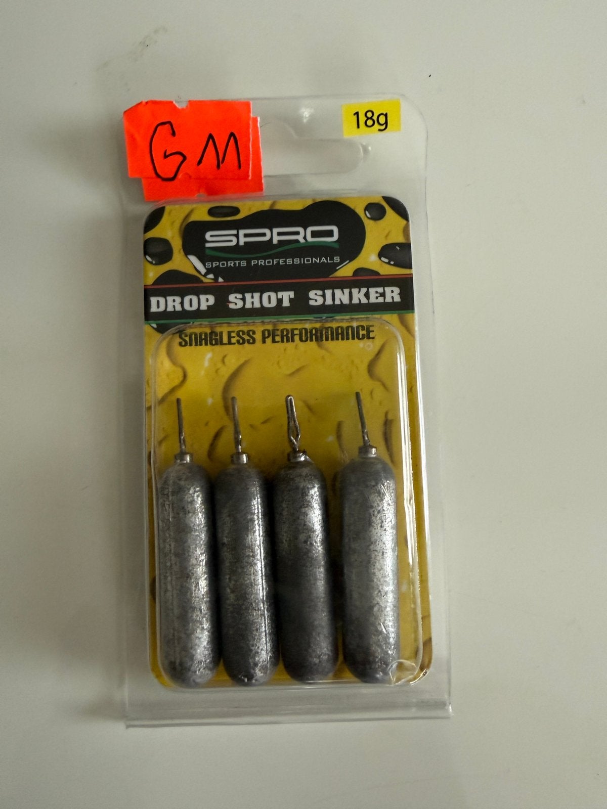 SPRO Drop Shot Sinker 18g – 4 stuks G11, Ophalen of Verzenden, Nieuw, Overige typen