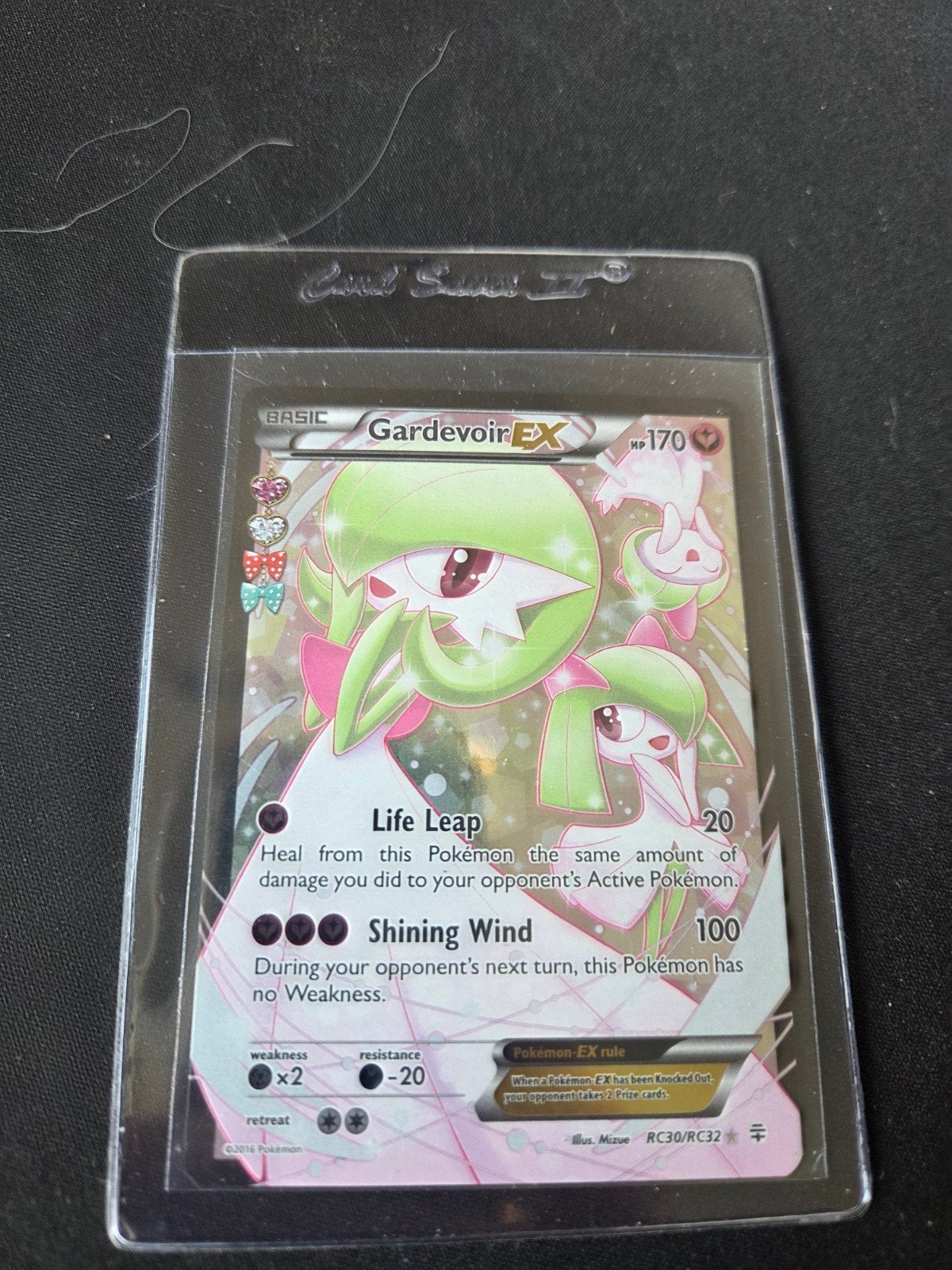 Gardevoir EX RC30/RC32 Full Art Pokémon Kaart, Ophalen of Verzenden, Zo goed als nieuw, Losse kaart, Foil